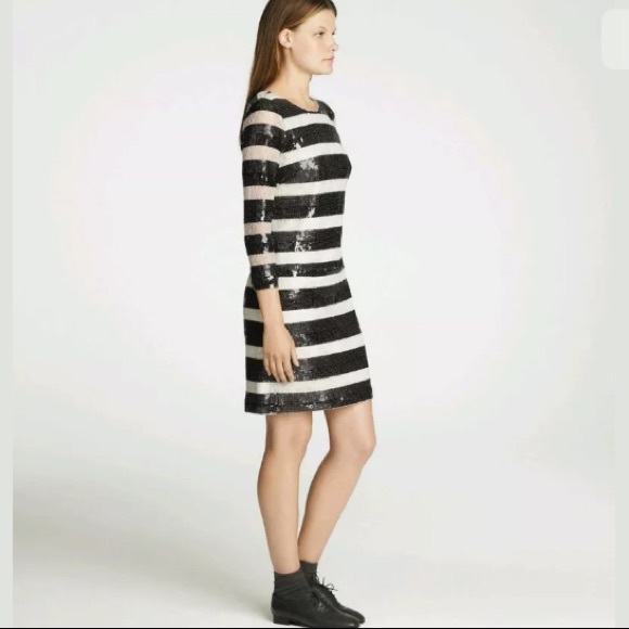 J.Crew Jules Dress in Sequin Stripe - Picture 3 of 8